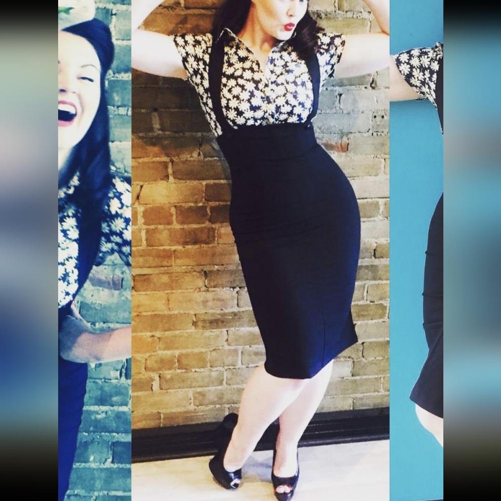 Vintage inspired wiggle skirt by Tatyana